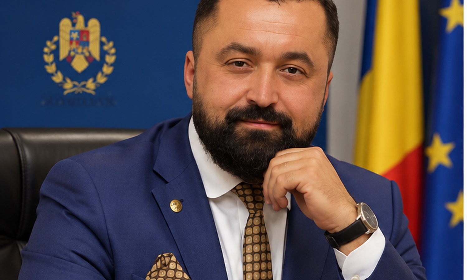 Portret editorial ilustrativ al deputatului Ciprian Ciubuc